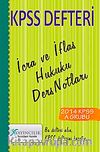 2014 KPSS İcra ve İflas Hukuku Ders Notları