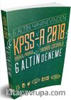 2018 KPSS A Fasikül Fasikül Tamamı Çözümlü 6 Altın Deneme