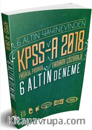 2018 KPSS A Fasikül Fasikül Tamamı Çözümlü 6 Altın Deneme