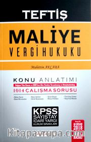 Teftiş Maliye Vergi Hukuku Konu Anlatım 1014 Çalışma Soru