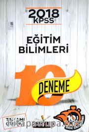 2018 KPSS Eğitim Bilimleri 10 Deneme