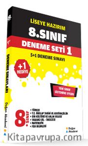 Liseye Hazırım 8. Sınıf Deneme Seti 1 (6 Fasikül)