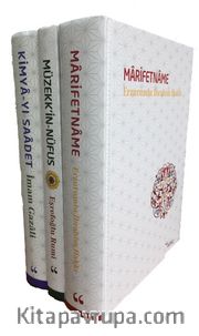 Dini Klasikler Seti (3 Kitap-Ciltli) <br /> Marifetname - Müzekk’in-Nüfus - Kimyâ-yı Saâdet