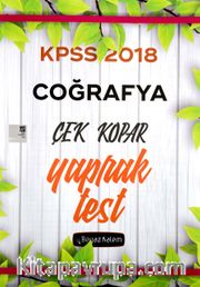 2018 KPSS Coğrafya Çek Kopar Yaprak Test