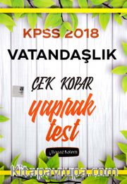 2018 KPSS Vatandaşlık Çek Kopar Yaprak Test