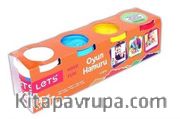 Oyun Hamuru Küçük Boy 4 Renk 300 gr. (L8240)