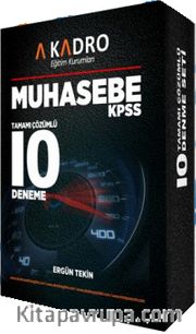 KPSS Muhasebe Tamamı Çözümlü 10 Deneme