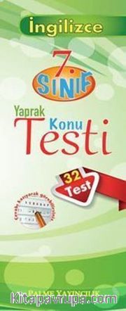 7.Sınıf İngilizce Yaprak Testi