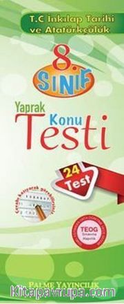 8.Sınıf İnkılap Tarihi ve Atatürkçülük Yaprak Testi