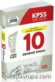 2018 KPSS Genel Yetenek Genel Kültür Fasiküllü Tamamı Çözümlü 10 Deneme Sınavı