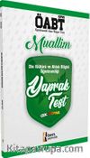 2018 ÖABT Muallim Din Kültürü ve Ahlak Bilgisi Öğretmenliği Çek Kopar Yaprak Test