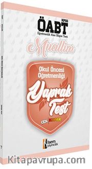 2018 ÖABT Muallim Okul Öncesi  Öğretmenliği Çek Kopar Yaprak Test