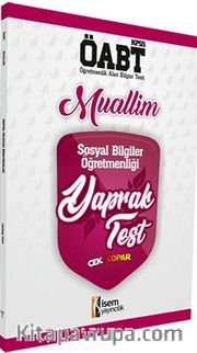 2018 ÖABT Muallim Sosyal Bilimler Öğretmenliği Çek Kopar Yaprak Test 