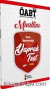 2018 ÖABT Muallim Tarih Öğretmenliği Çek Kopar Yaprak Test