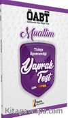 2018 ÖABT Muallim Türkçe Öğretmenliği Çek Kopar Yaprak Test