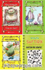 Set 1 (4 Kitap)(Tüylücanlar - Yine mi Sen?/ Tüylücanlar - Küstüm, Oynamıyorum!/ Tüylücanlar - Başımıza Gelenler/ Saftirik - Batsın Bu Dünya!)