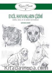 Evcil Hayvanların Çizimi / Çizim Sanatı 9 <br /> Köpek, Kedi, At ve Diğer Hayvanlar