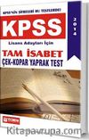 2014 KPSS Lisans Adayları İçin Tam İsabet Çek-Kopar Yaprak Test