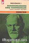 Ruh Çözümlemesine Giriş Konferansları 1