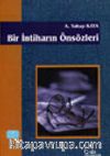 Bir İntiharın Önsözleri