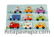 Ahşap Araçlar Puzzle (DT872)