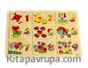 Ahşap Tutmalı Çıkartmalı Puzzle (DT872)