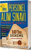 PTT Personel Alım Sınavı Hazırlık Serisi Tamamı Çözümlü 10 Deneme 