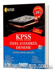 KPSS Lisans Özel 13 Fasikül Deneme