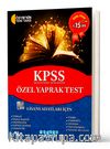 KPSS Lisans Özel Yaprak Test