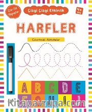 Harfler (4 Yaş+) / Çıkartmalı Çizgi Çizgi Etkinlik 