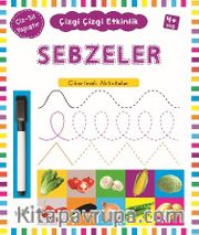 Sebzeler (4 Yaş+) / Çıkartmalı Çizgi Çizgi Etkinlik