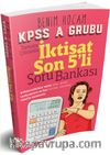 2018 KPSS A İktisat Son 5'li Tamamı Çözümlü Soru Bankası 