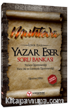 Muhteva İçerik Esaslı Yazar Eser Tamamı Çözümlü Soru Bankası