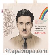 Askılı Bez Çanta - Charlie Chaplin