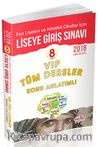 8. Sınıf  Fen Liseleri ve Nitelikli Okullar İçin Liseye Giriş Sınavı Vip Tüm Dersler Konu Anlatımlı