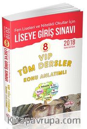 8. Sınıf  Fen Liseleri ve Nitelikli Okullar İçin Liseye Giriş Sınavı Vip Tüm Dersler Konu Anlatımlı