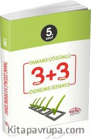 5.Sınıf Tamamı Çözümlü 3+3 Deneme Sınavı