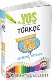 YGS Türkçe Tamamı Çözümlü 15 Deneme Sınavı