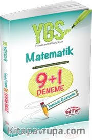 YGS Matematik 9+1 Deneme Tamamı Çözümlü