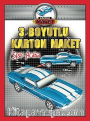 3 Boyutlu Karton Maket - Spor Araba