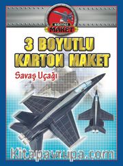 3 Boyutlu Karton Maket - Savaş Uçağı
