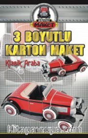3 Boyutlu Karton Maket - Klasik Araba