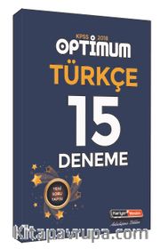 2018 KPSS Optimum Türkçe 15 Deneme Sınavı