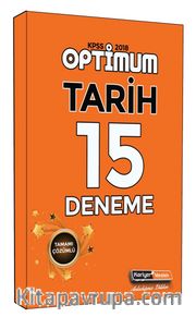 2018 KPSS Optimum Tarih Çözümlü 15 Deneme Sınavı 