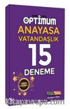2018 KPSS Optimum Anayasa Vatandaşlık Çözümlü 15 Deneme Sınavı 