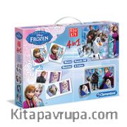 Clementoni Frozen Eğitici Set 4'ü 1 Arada (Edukit)