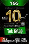 YGS Tek Kitap Son 10 Yıl Tamamı Çözümlü Çıkmış Sorular