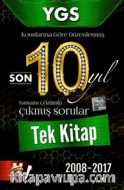 YGS Tek Kitap Son 10 Yıl Tamamı Çözümlü Çıkmış Sorular