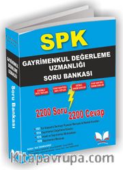 SPK Gayrimenkul Değerleme Uzmanlığı Soru Bankası