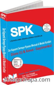 SPK SPF Lisanslama 1001 Dar Kapsamlı Sermaye Piyasası Mevzuatı ve Meslek Kuralları Düzey 1 Konut Gayrimenkul